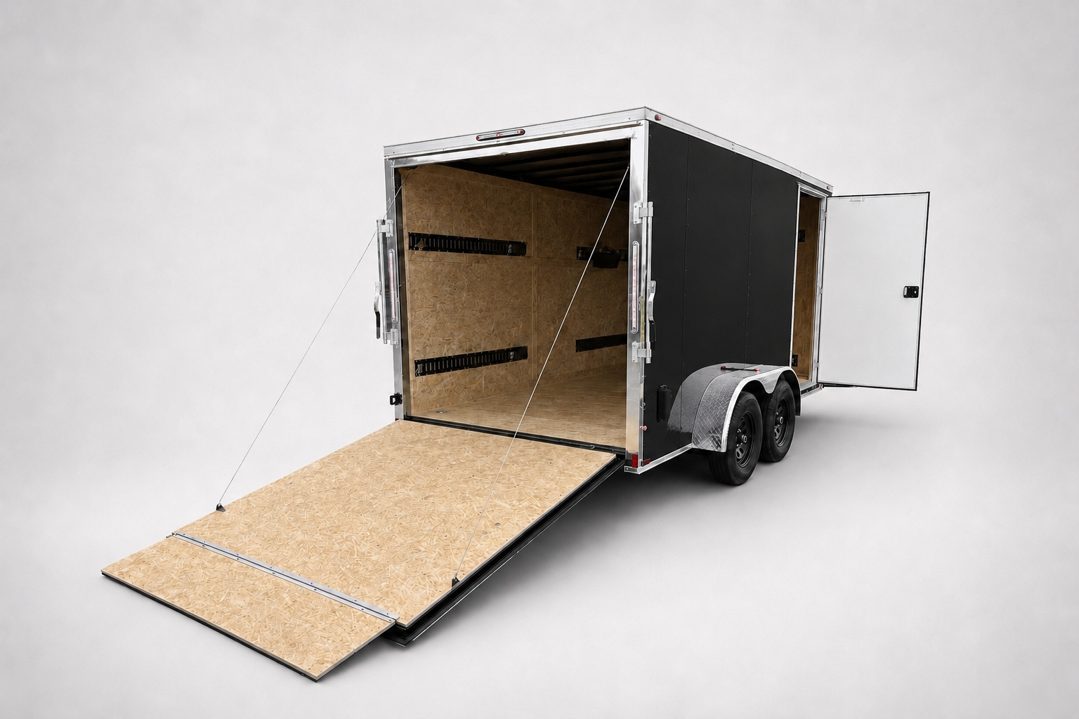 Enclosed trailer interior